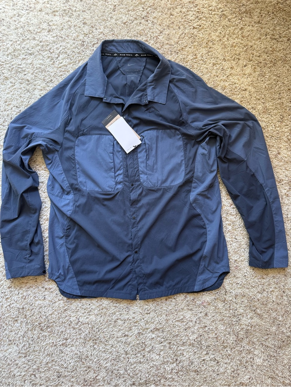 Nike Trail running UV shirt jacket in Men’s small